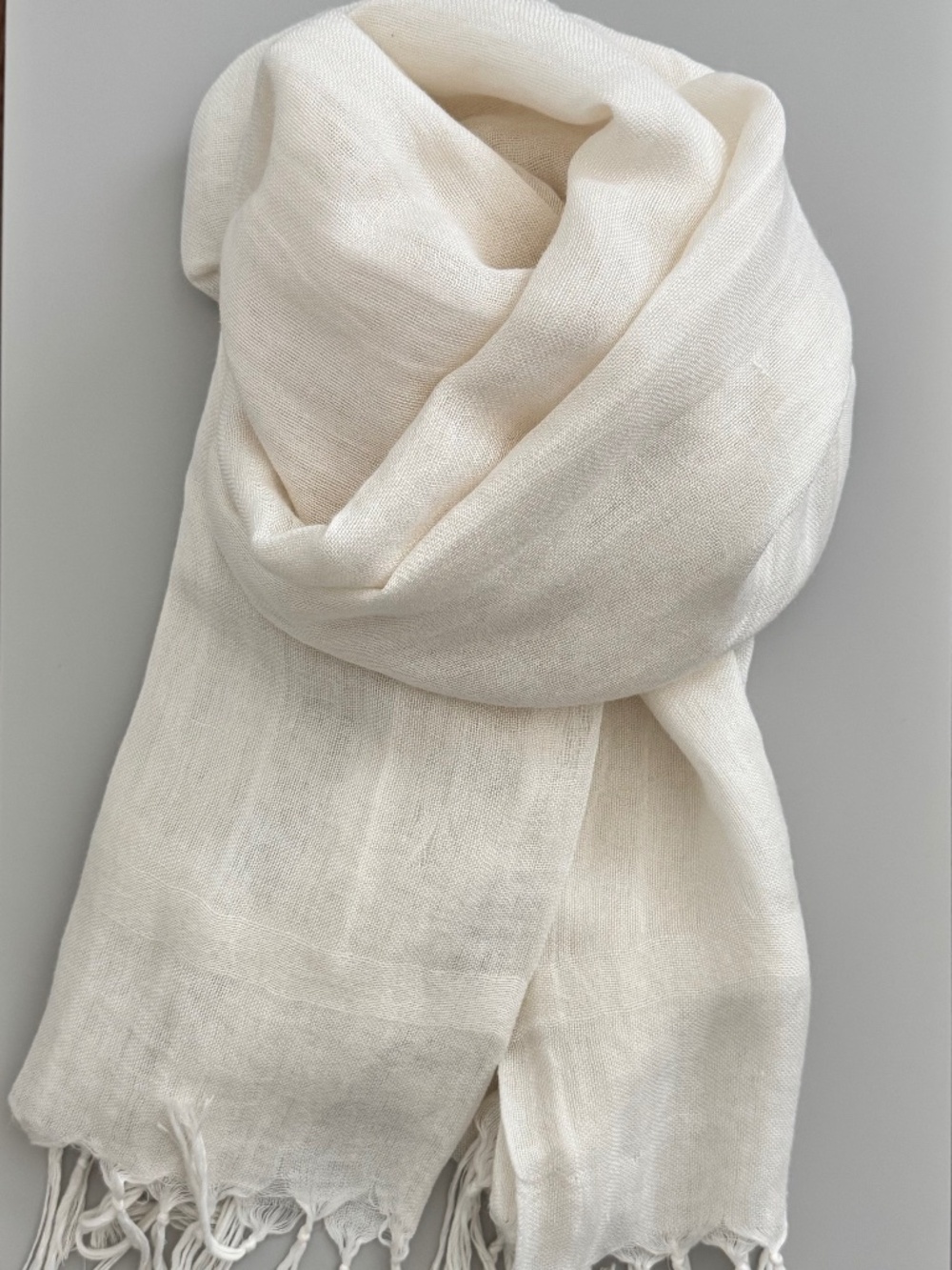 Love Quotes Off White Oversized Scarf